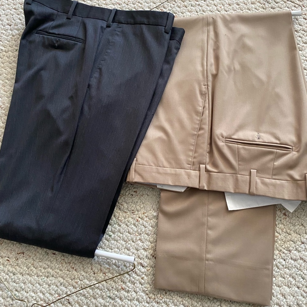 Britches Italian Mens Pants. Size 38R Excellent condition Both pairs $50